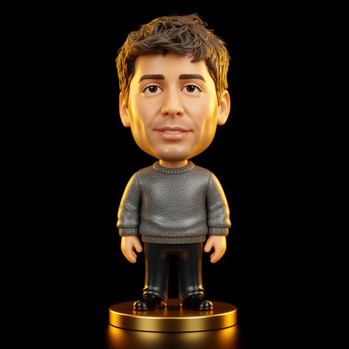 Generated figurine portrait